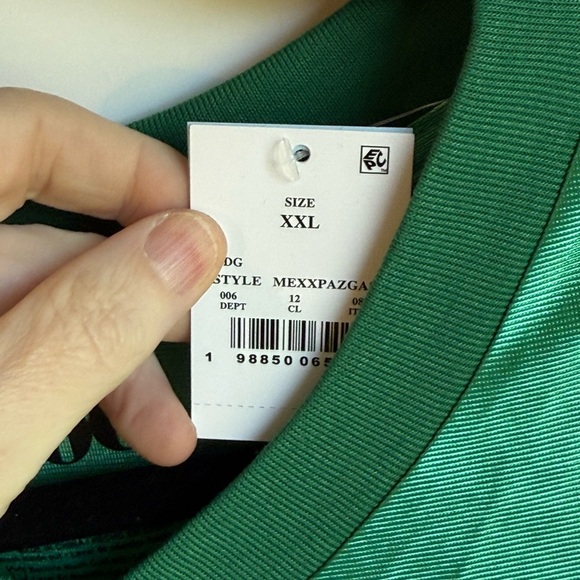 NWT - by Doe. Green 'Lucky' Men's Jersey, 2XL - Picture 3 of 4